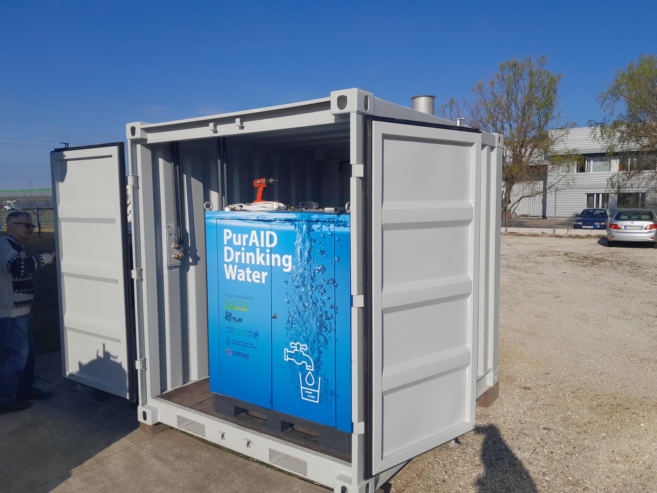 PurAID® as temporary solution to provide drinking water