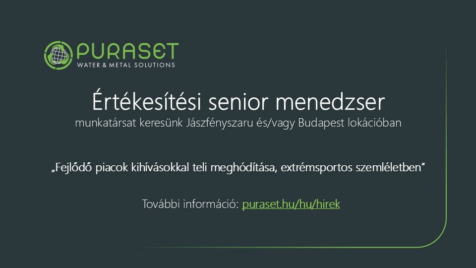 Senior értékesítési munkatárs